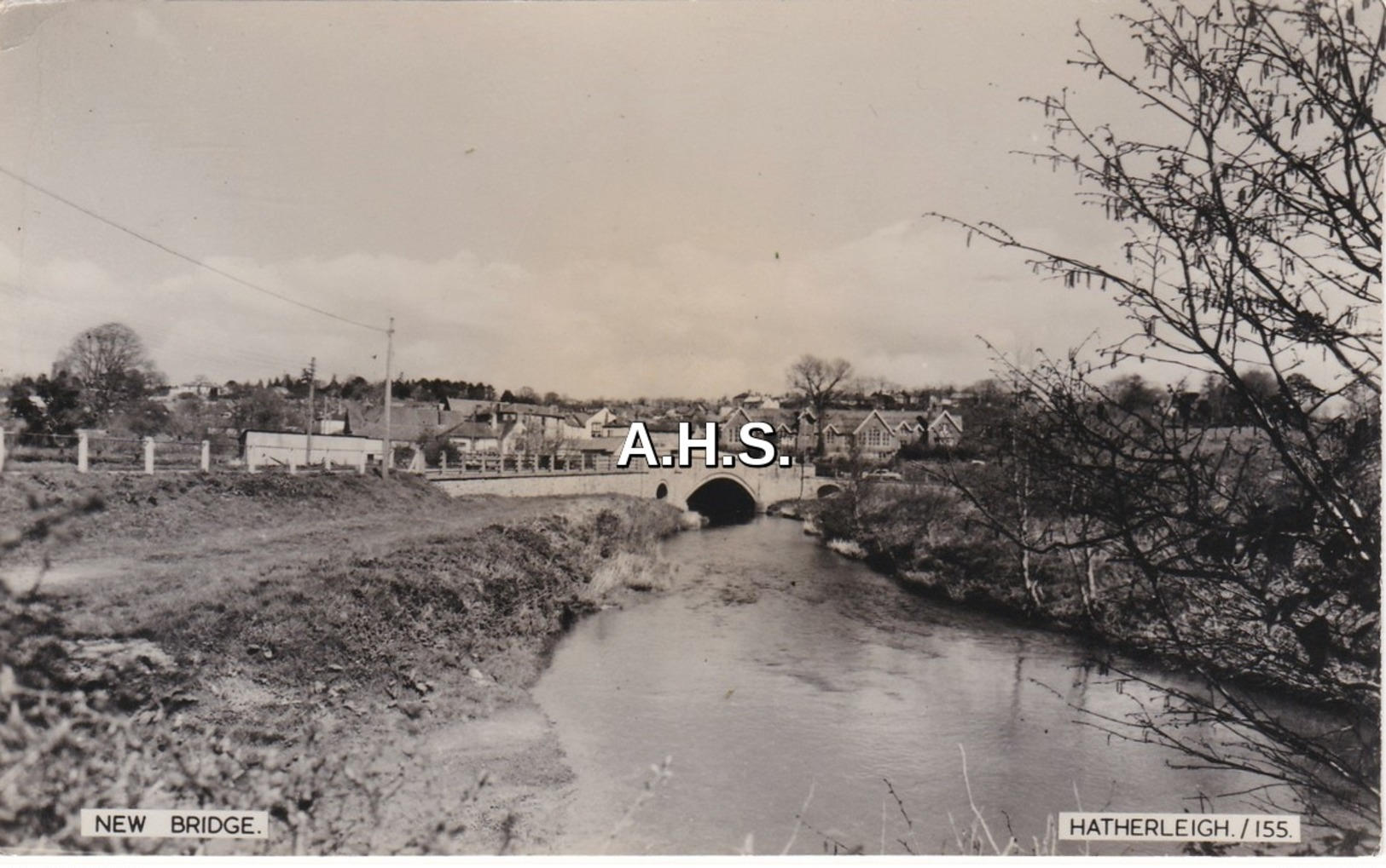 Devon: New Bridge. Heatherleigh.Real Photo Postcard. - Altri & Non Classificati