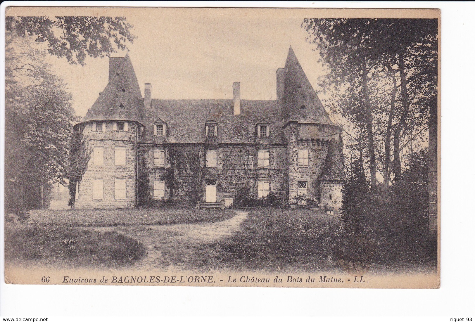 66 - Environs De BAGNOLES-DE-L'ORNE - Le Château Du Bois Du Maine - Otros & Sin Clasificación