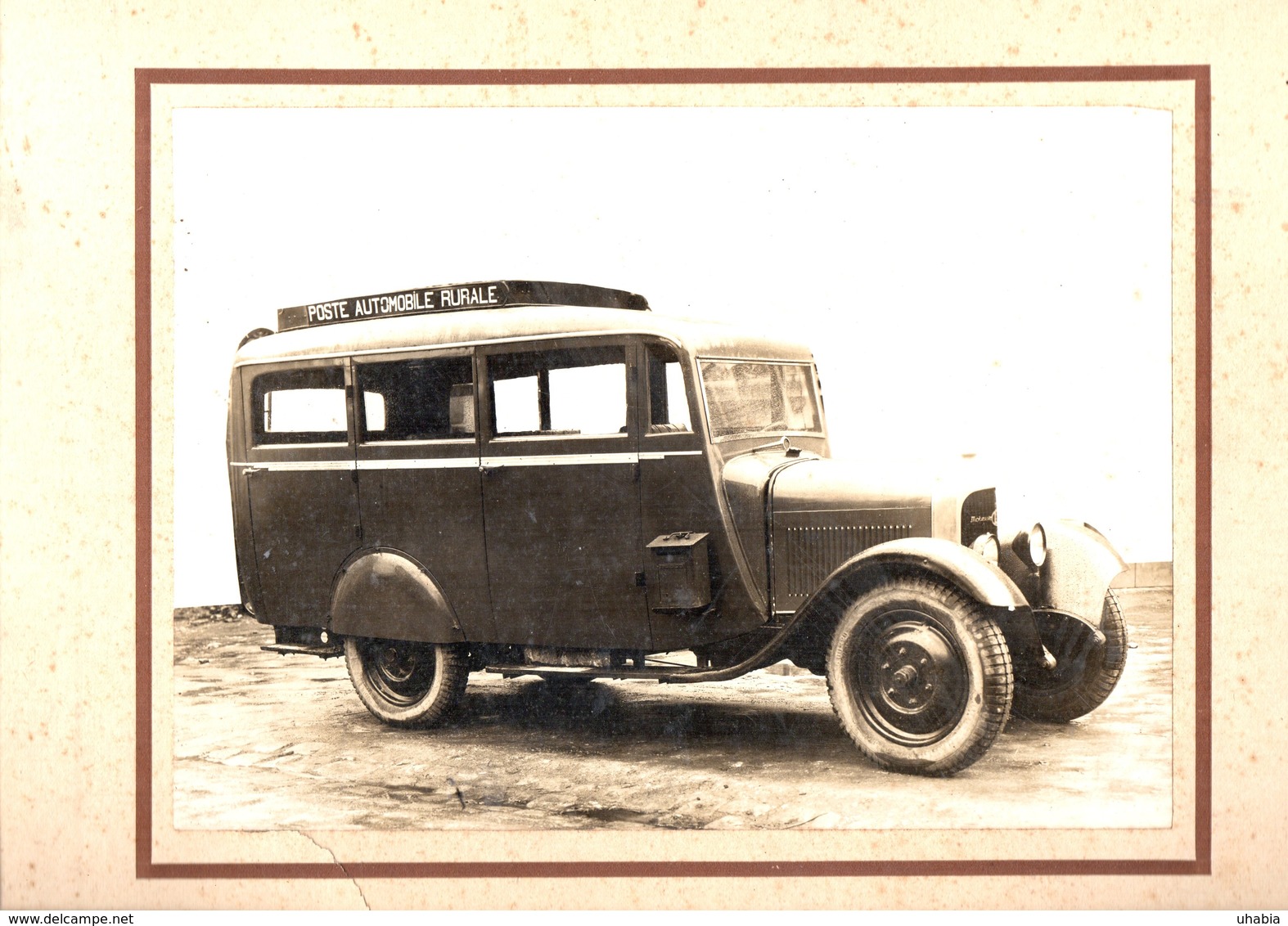 Roquefort (Landes 40). Poste Automobile Rurale. Photo Originale Tastet. RARE. - Other & Unclassified