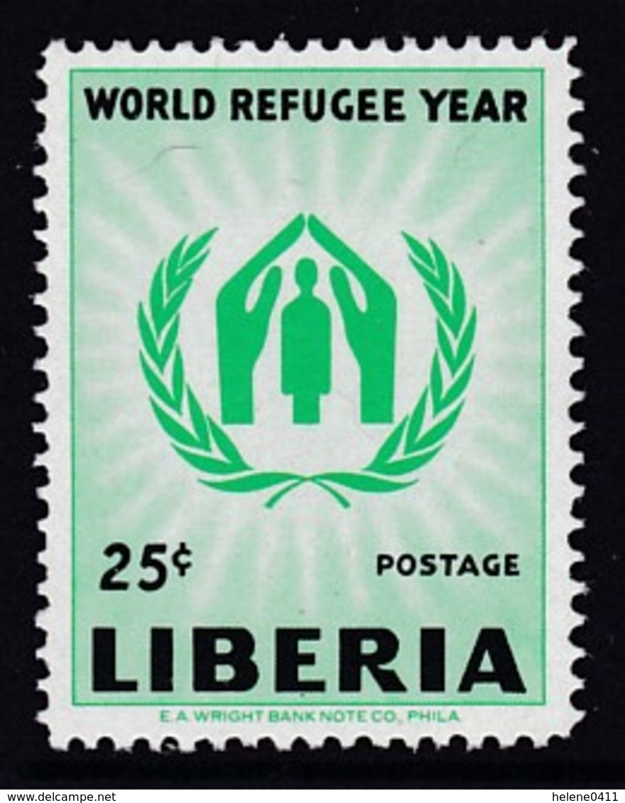 TIMBRE NEUF DU LIBERIA - ANNEE MONDIALE DU REFUGIE N° Y&T 366 - Refugees