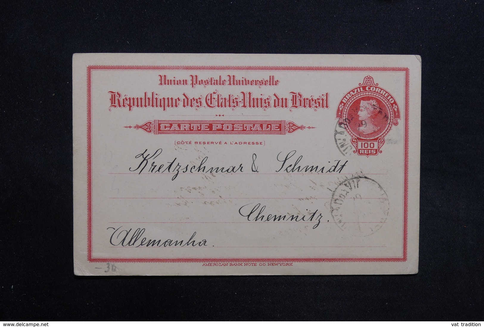BRÉSIL - Entier Postal De Porto União Pour L 'Allemagne En 1912 - L 31506 - Entiers Postaux