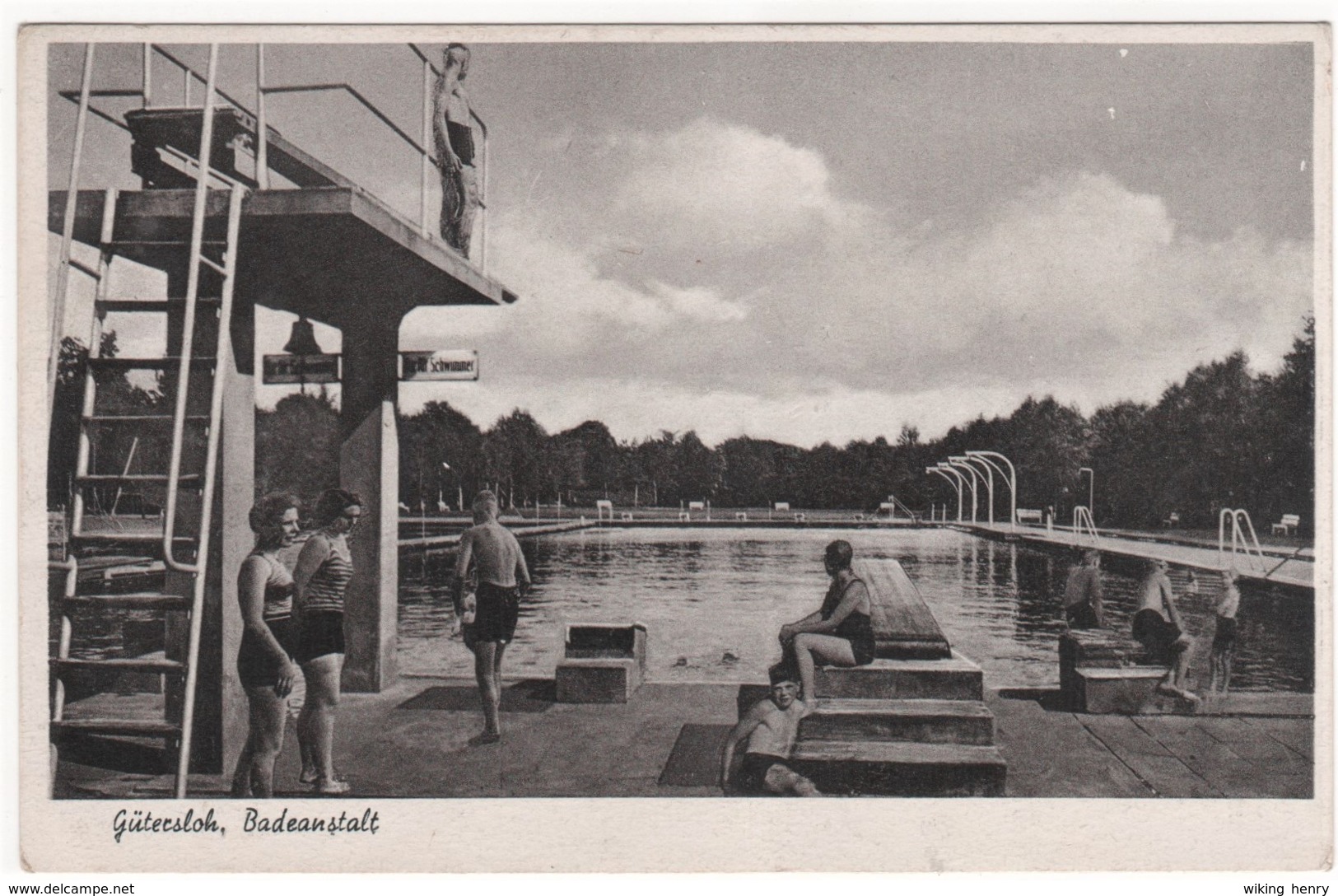 Gütersloh - S/w Badeanstalt - Guetersloh