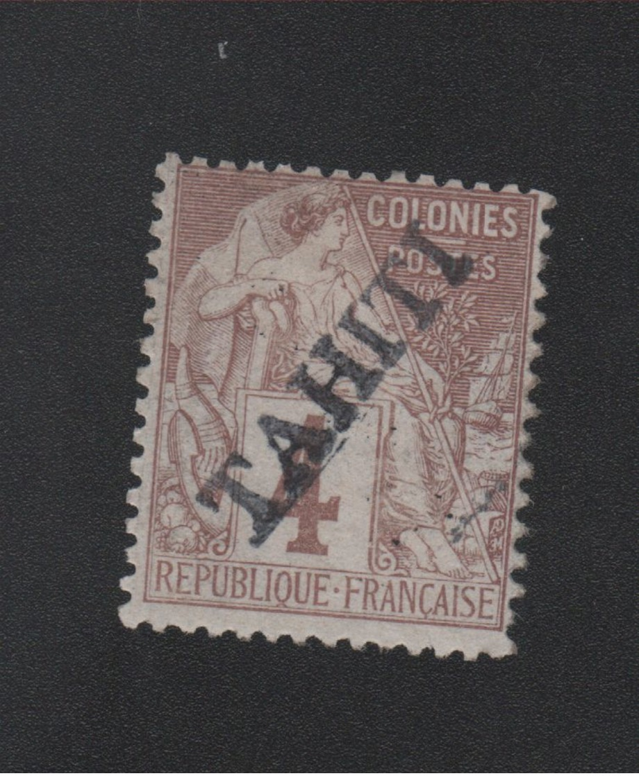 Faux Tahiti N° 9, 4 C Alphée Dubois Gomme Charnière - Neufs