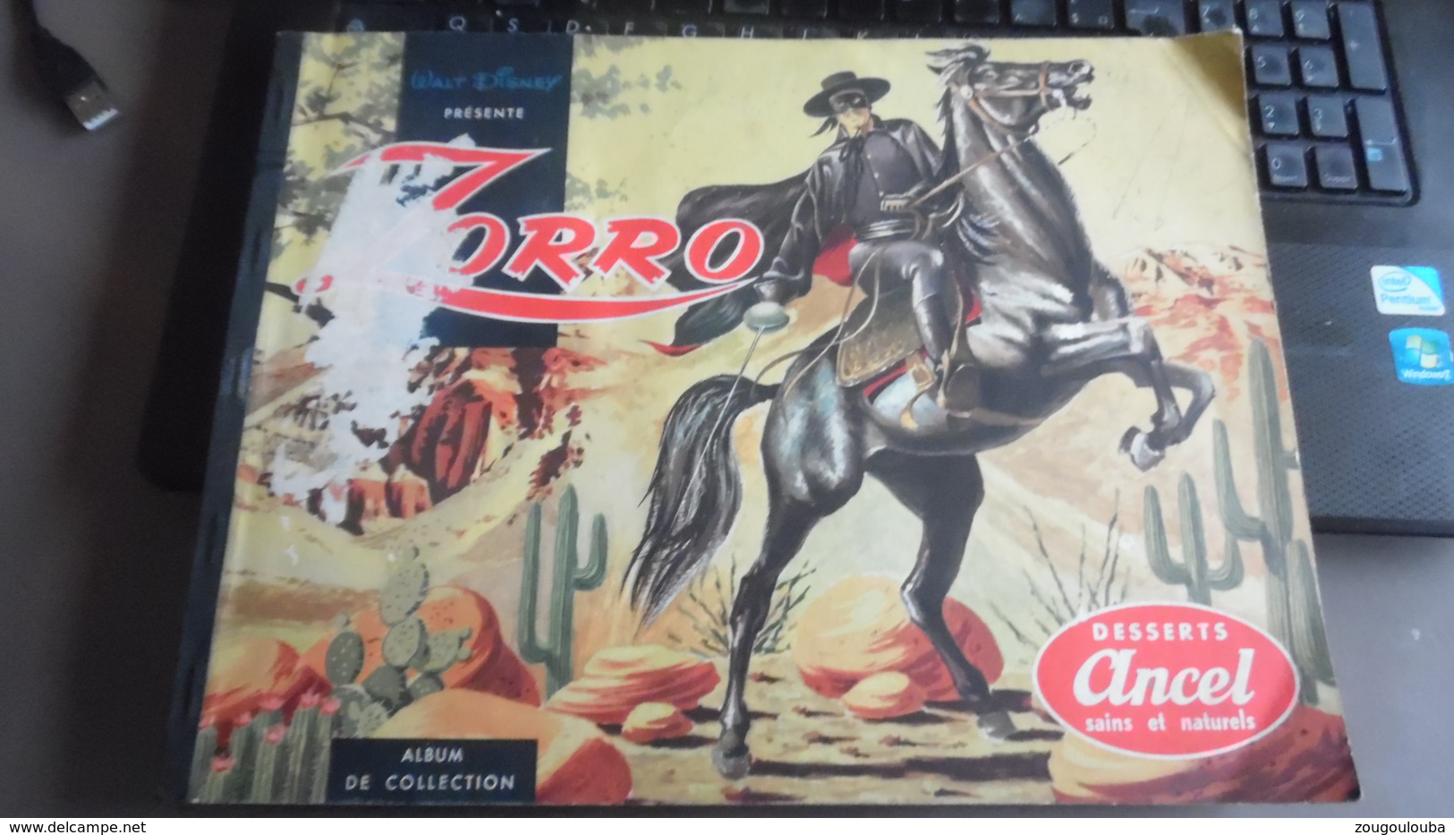 Album ZORRO édité Par Les Desserts Ancel Complet Toutes Des Images 1959 - Other & Unclassified