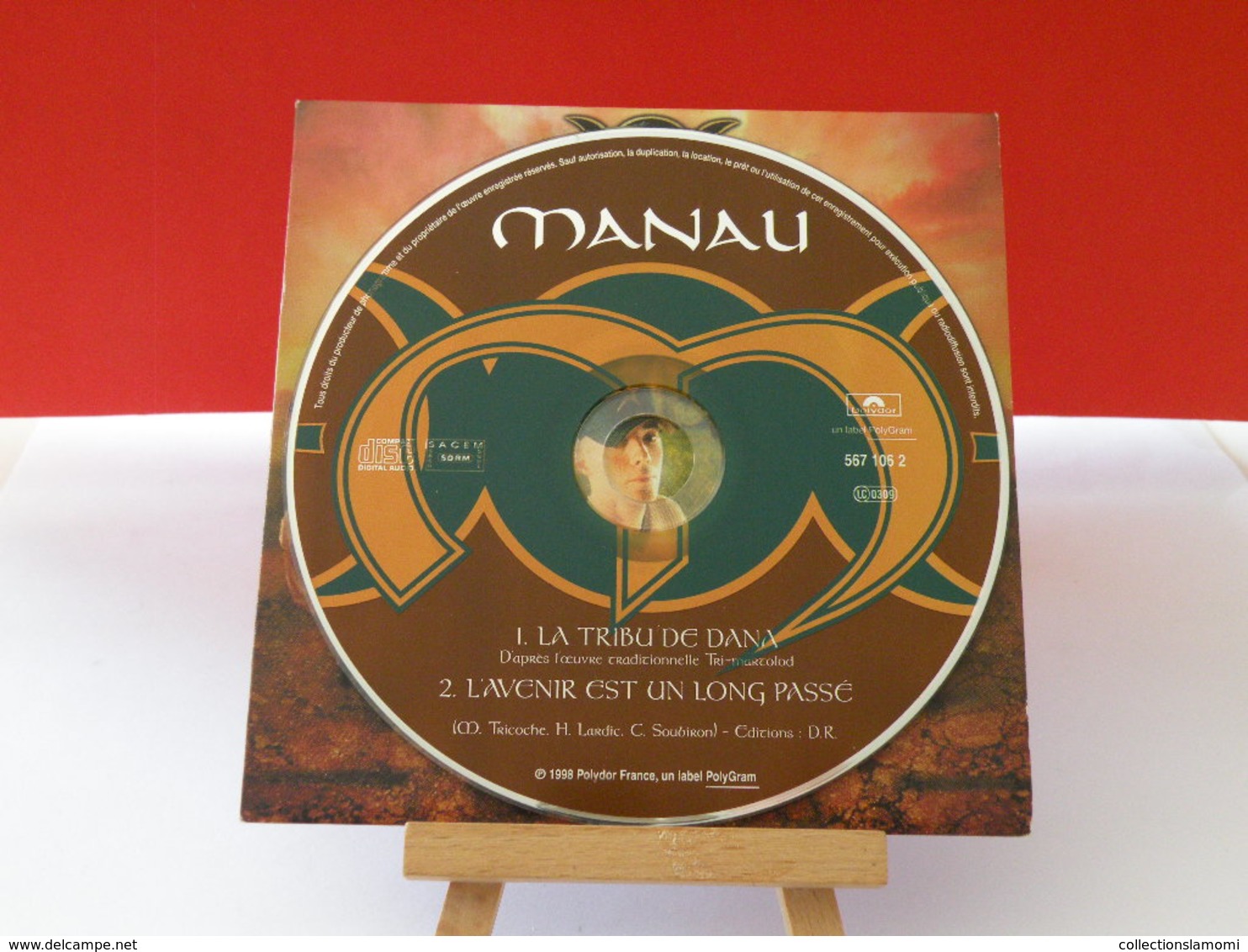 Manau (La Tribu De Dana) 1998 - (Titres Sur Photos) - CD 2 Titres - Disco & Pop