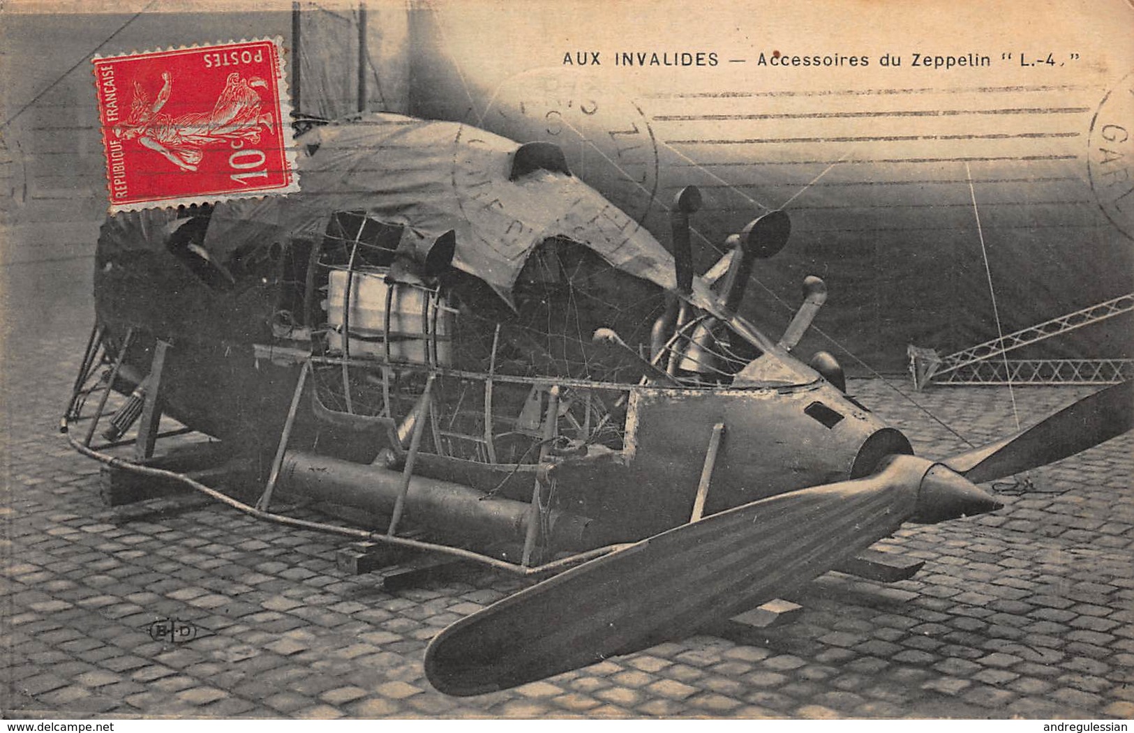 CPA - Aux Invalides - Accessoires Du Zeppelin - Dirigeables