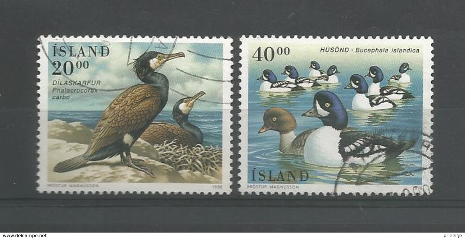 Iceland 1996 Birds Y.T. 793/794 (0) - Oblitérés