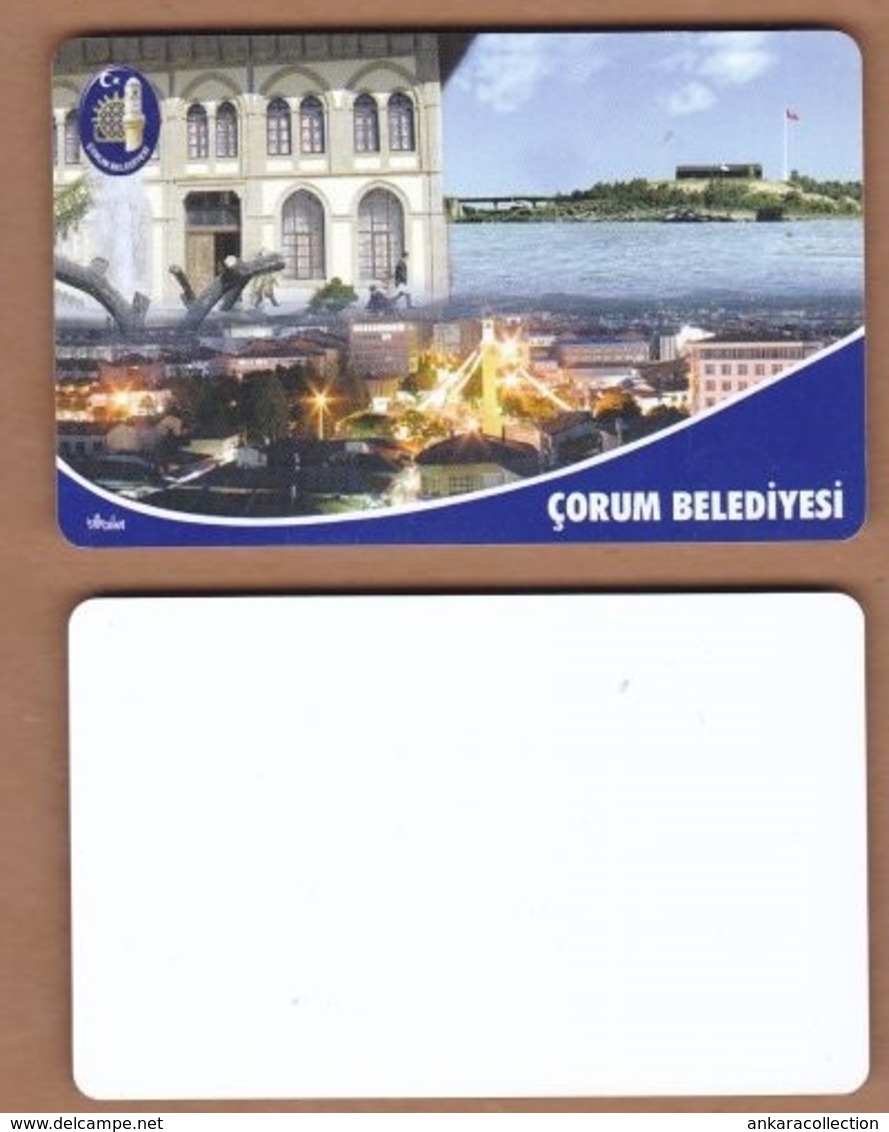 AC - MULTIPLE RIDE BUS PLASTIC CARD CORUM, TURKEY PUBLIC TRANSPORTATION - Sonstige & Ohne Zuordnung