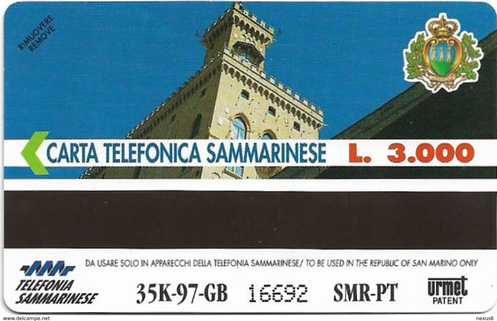 San Marino - Toro Taurus Zodiac - 3.000L, 35.000ex, 08.1997, Mint - Saint-Marin