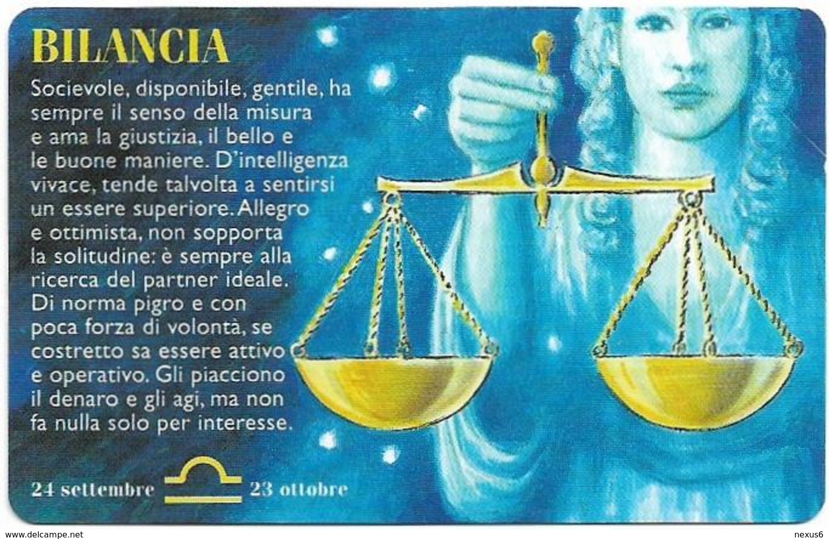 San Marino - Bilancia Libra Zodiac - 5.000L, 30.000ex, 08.1997, Mint - Saint-Marin