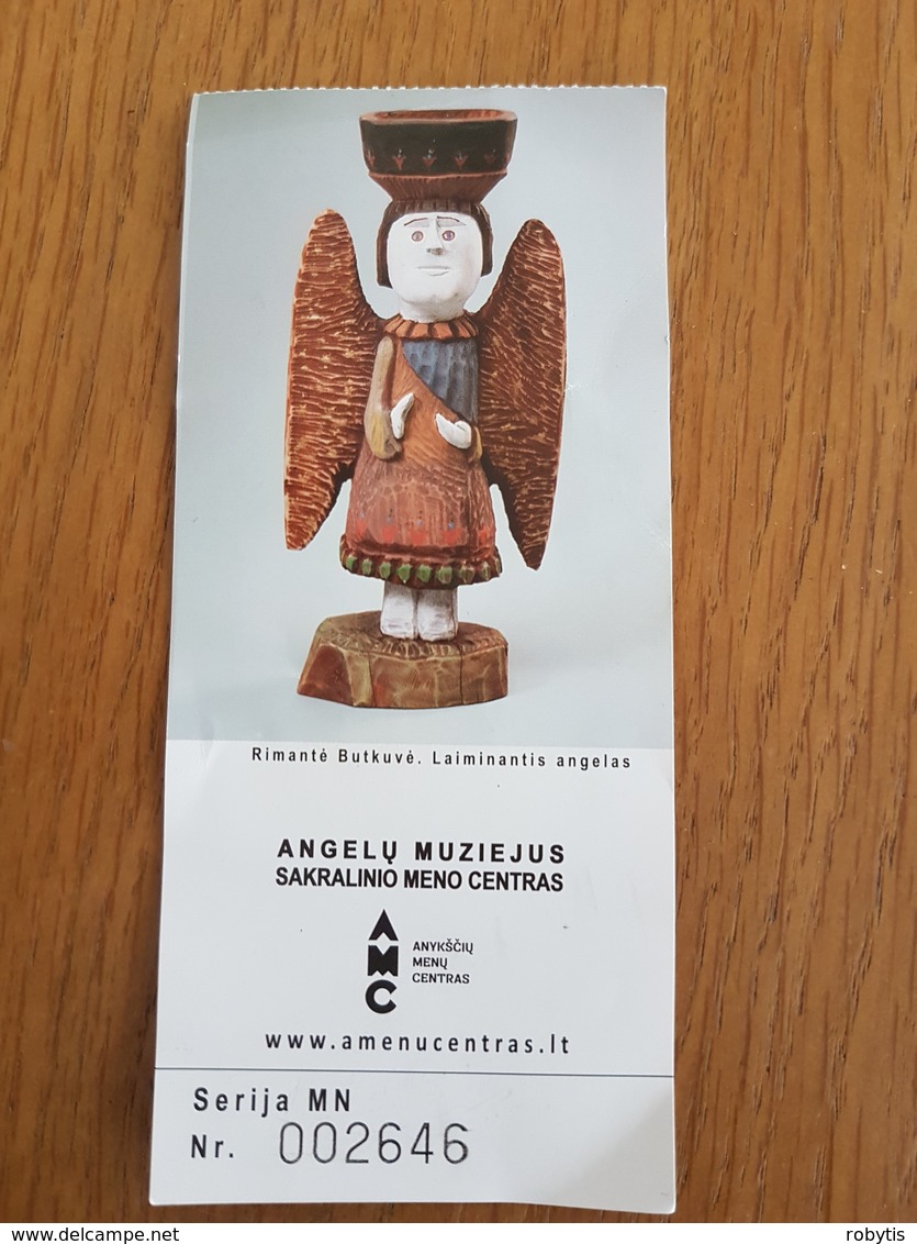 Ticket Lithuania Angels Museum City Anyksciai - Tickets - Vouchers