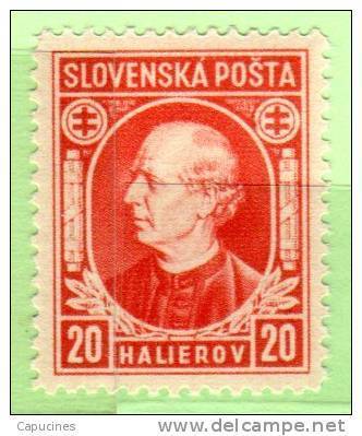 SLOVAQUIE- 1939: "Andrej Hlinka" - N° 24** - Unused Stamps