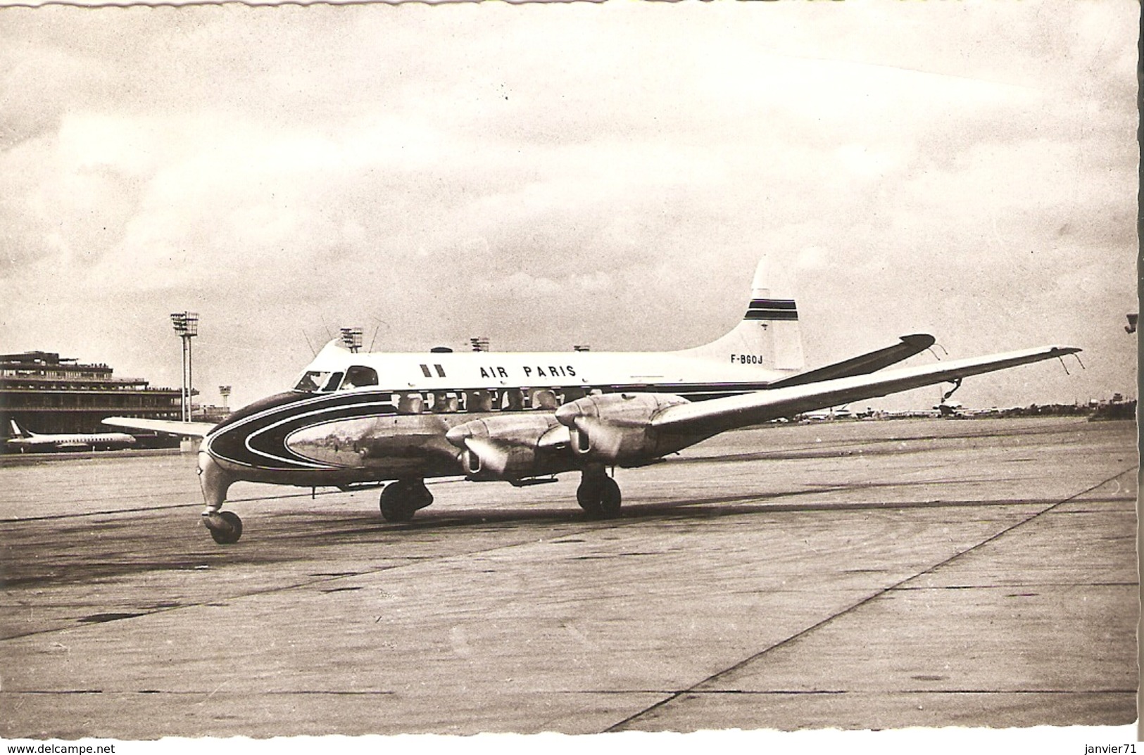 Orly :Avion De Havilland H.D.114 "Type Héron" - Aéroports De Paris