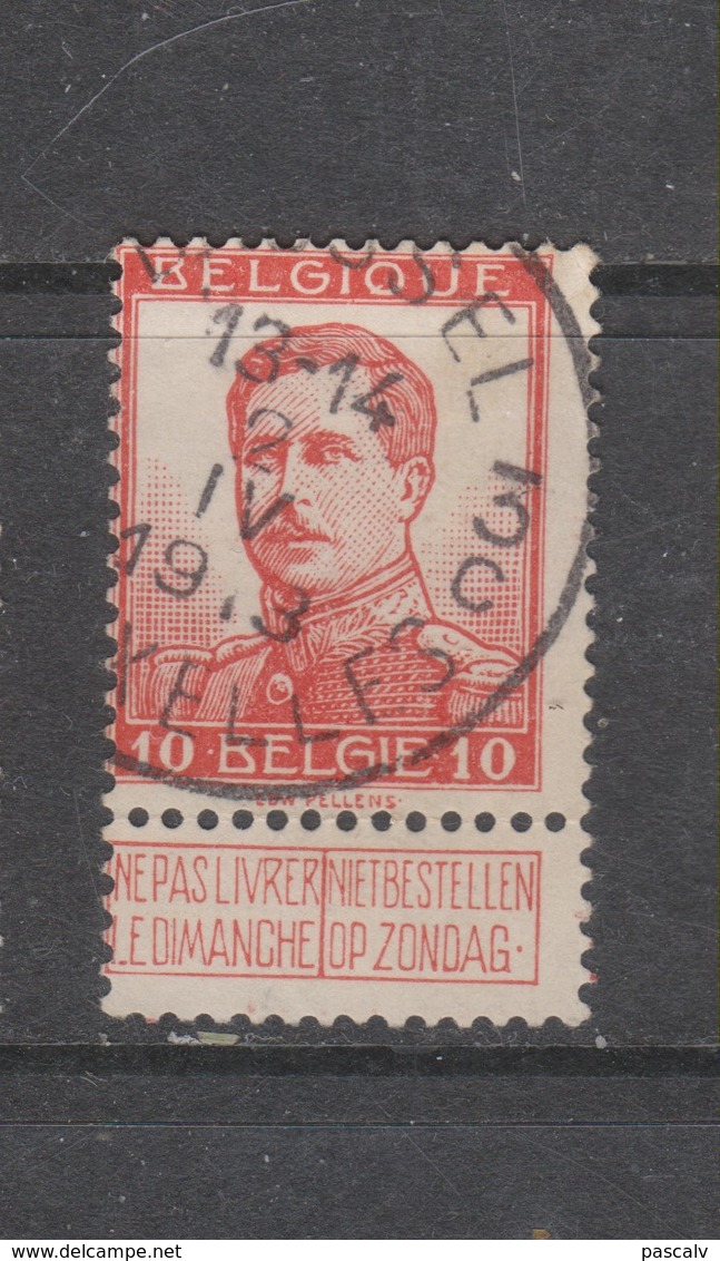 COB 118 Oblitération Centrale BRUXELLES 3C - 1912 Pellens