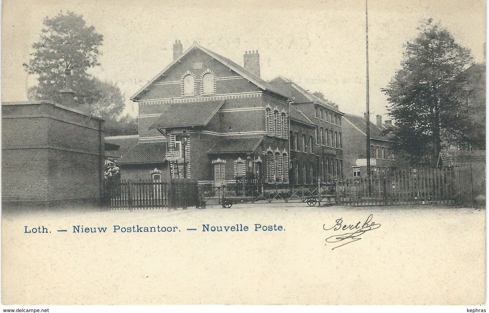 LOTH - LOT : Nieuw Postkantoor - Nouvelle Poste - Cachet De La Poste 1903 - Beersel