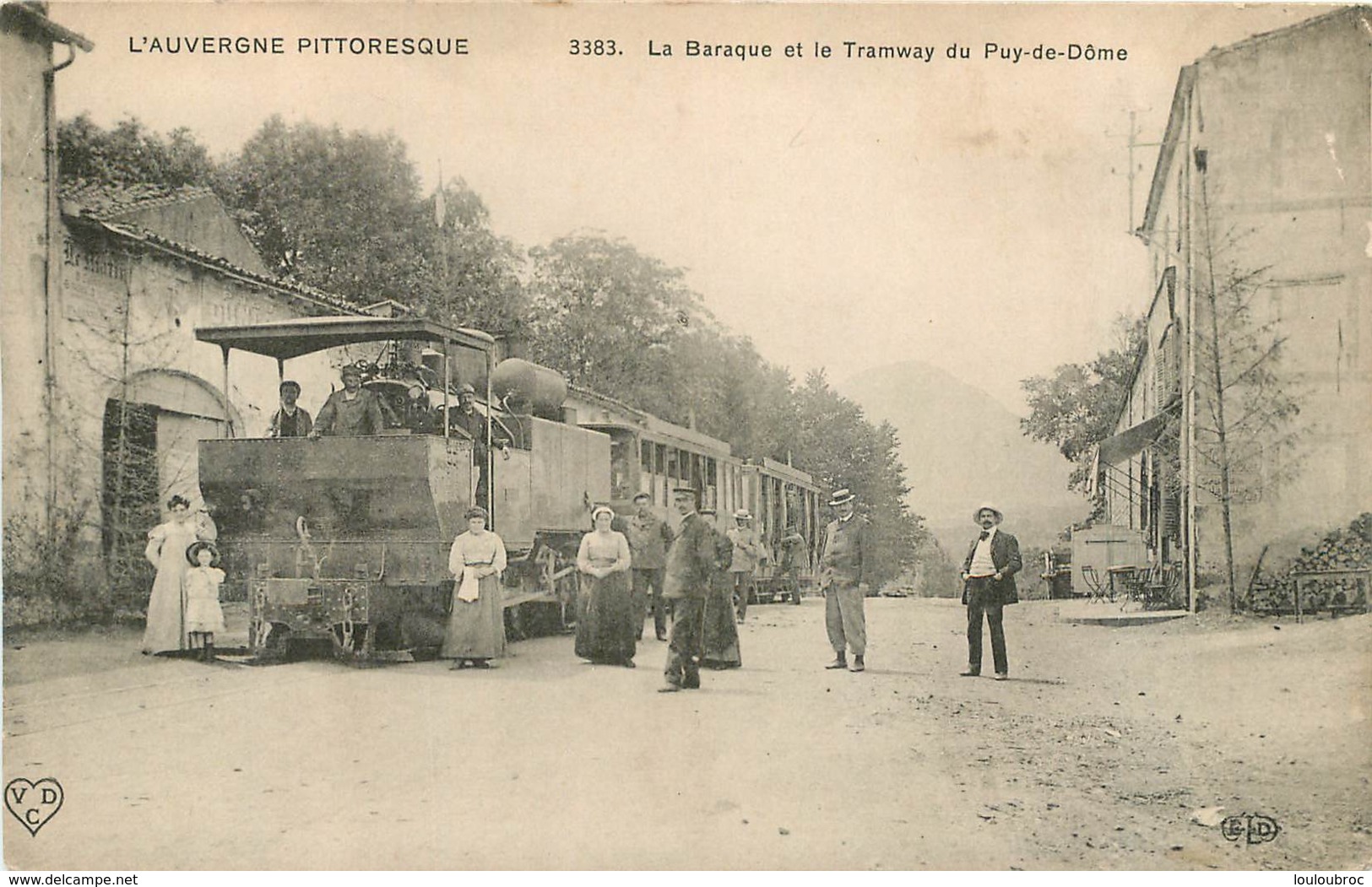 LE TRAMWAY DU PUY DE DOME A LA BARAQUE - Tram