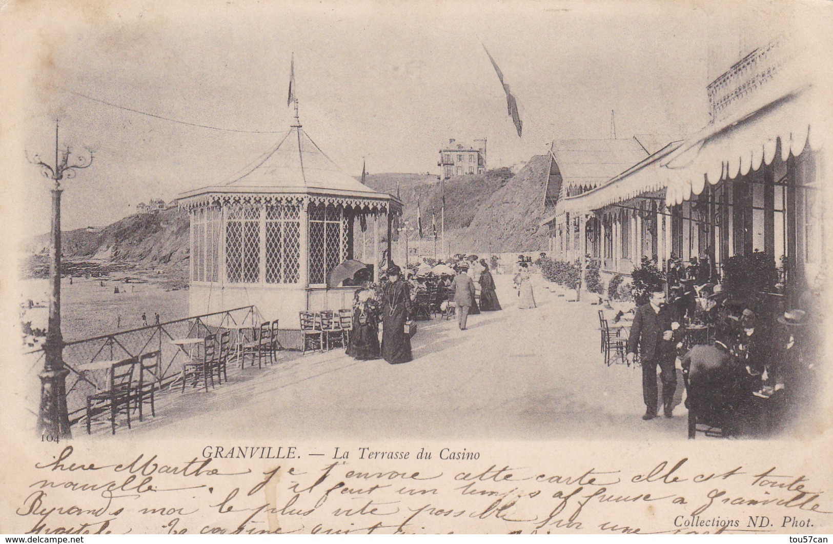 GRANVILLE - MANCHE - (50) -  CPA PRÉCURSEUR BIEN ANIMÉE DE 1902 - Granville
