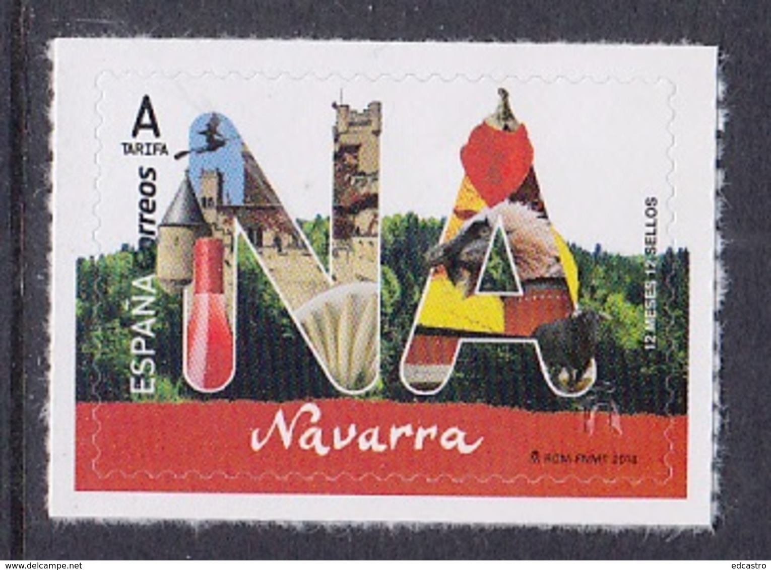 5.- SPAIN 2018  12 MONTHS 12 STAMPS - NAVARRE - Nuevos