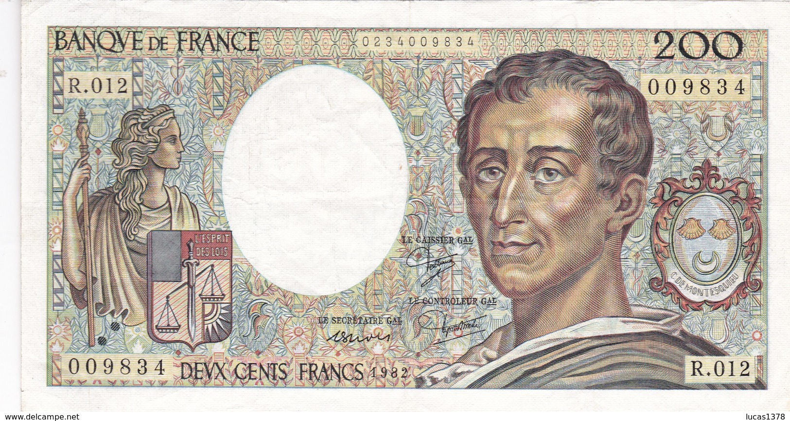 Billet De 200 Francs France Montesquieu 1983 / TTB - 200 F 1981-1994 ''Montesquieu''