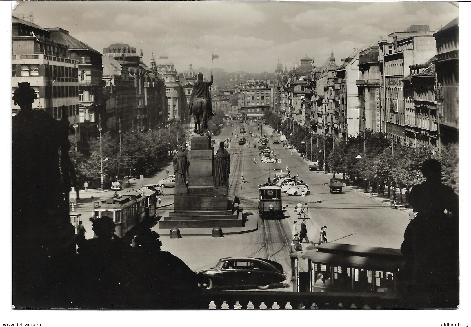 3080u: AK Oldtimer In Prag, Gelaufen 1957 Nach Wien - PKW