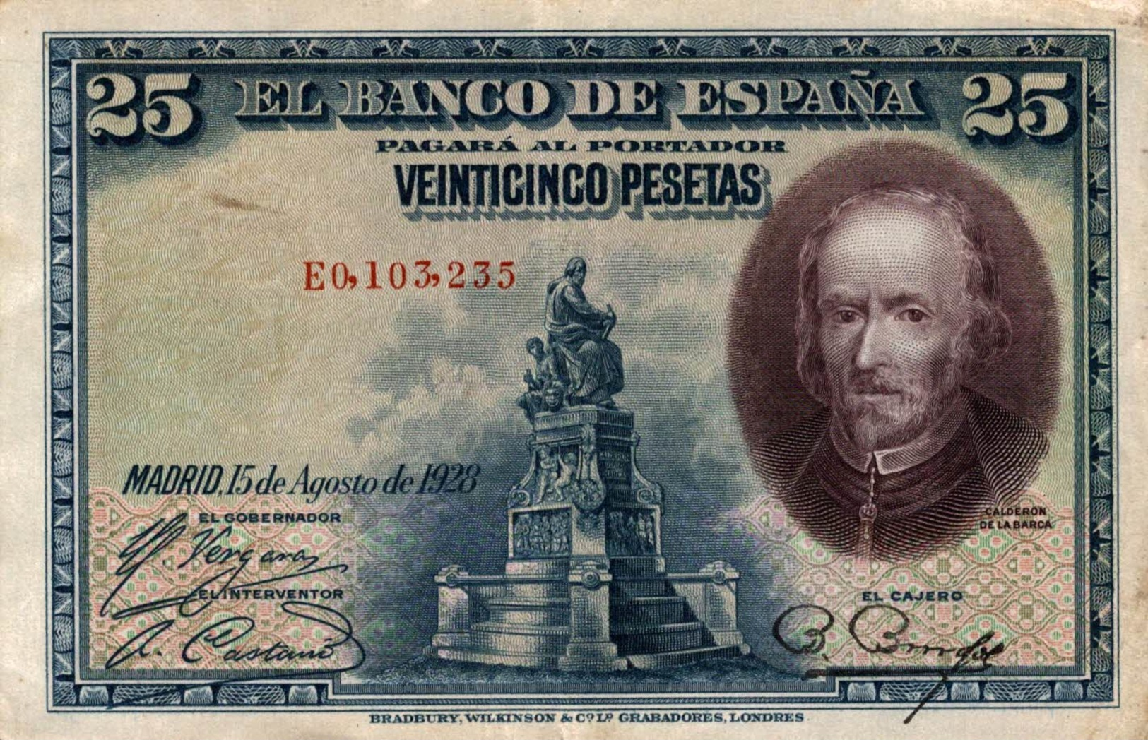 7897-2019    BILLET  DE BANQUE ESPAGNE - Other & Unclassified