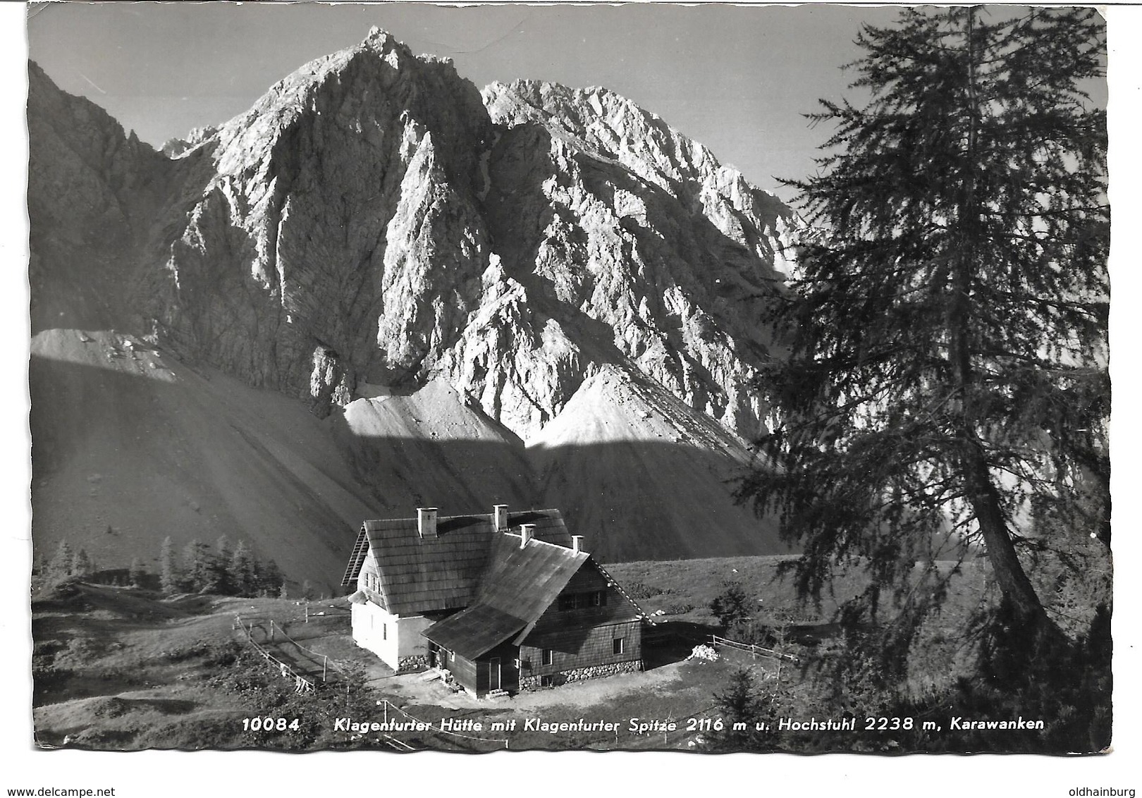 3081t: AK Klagenfurter Hütte, Hüttenstempel, Gelaufen 1968 - St. Veit An Der Glan