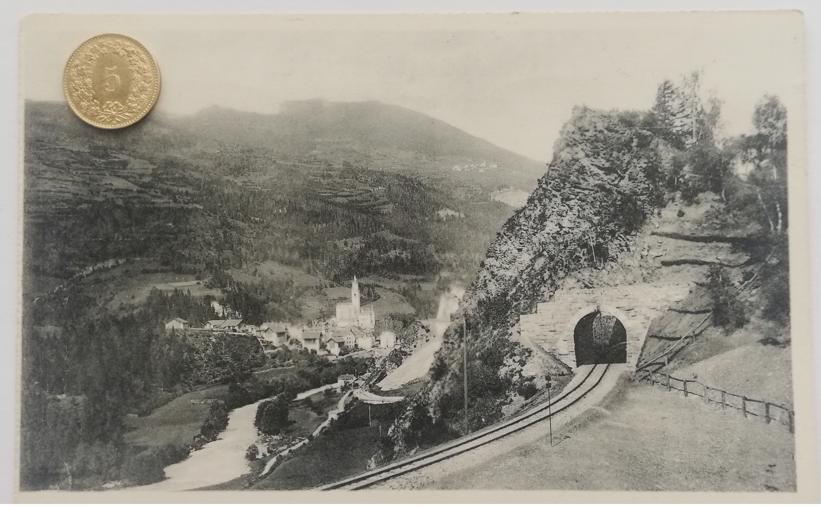 Tiefencastel GR, Albula, Eisenbahntunnel, 1910 - Other & Unclassified