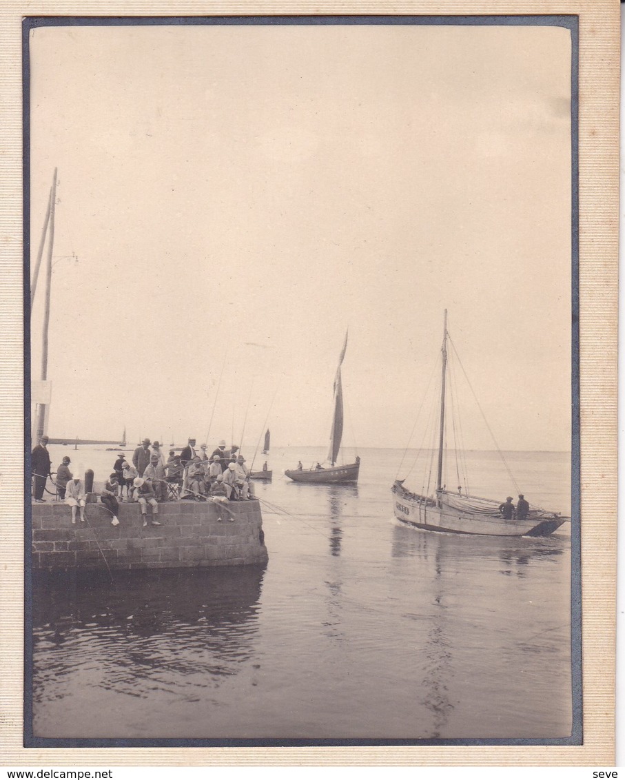 LE CROISIC Le Port 1929  Photo Amateur Format Environ 7,5 Cm X 5,5 Cm - Lieux