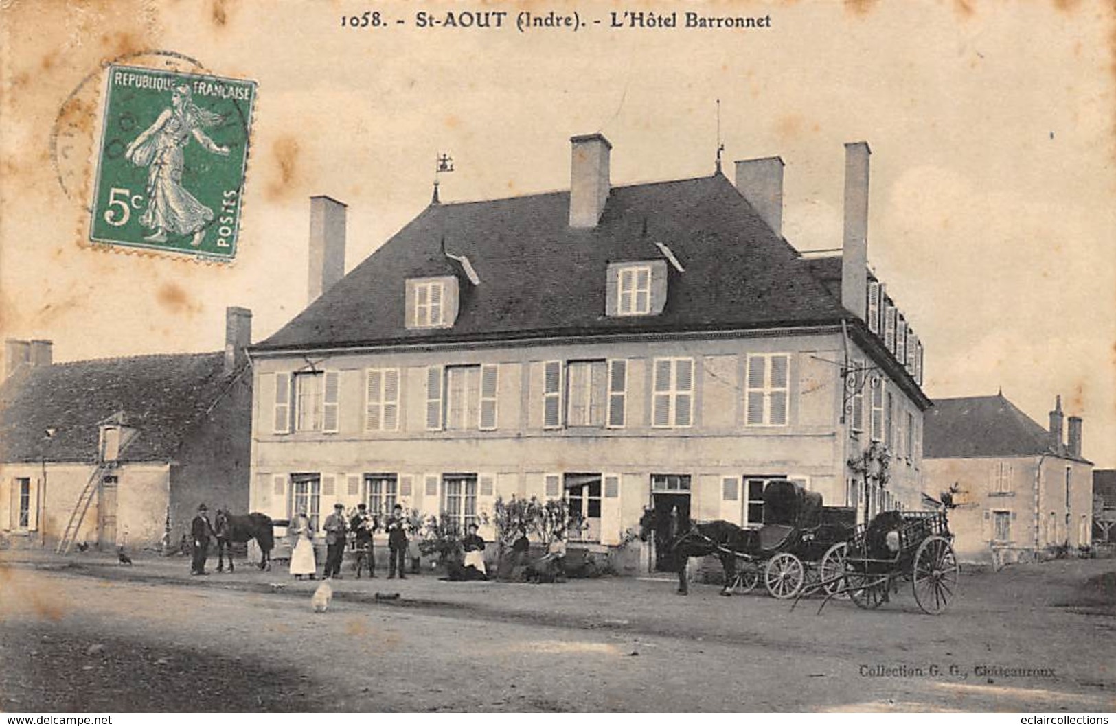 Saint Aout        36       L'Hôtel Barronet  1     (voir Scan) - Autres & Non Classés