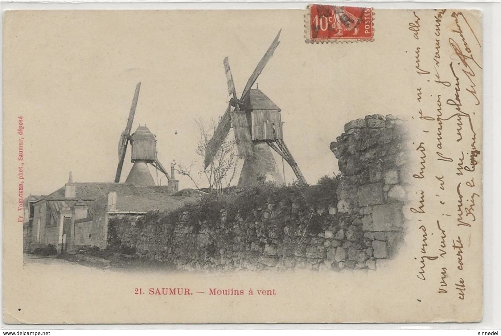 Moulin A Vent De Saumur - Mulini A Vento