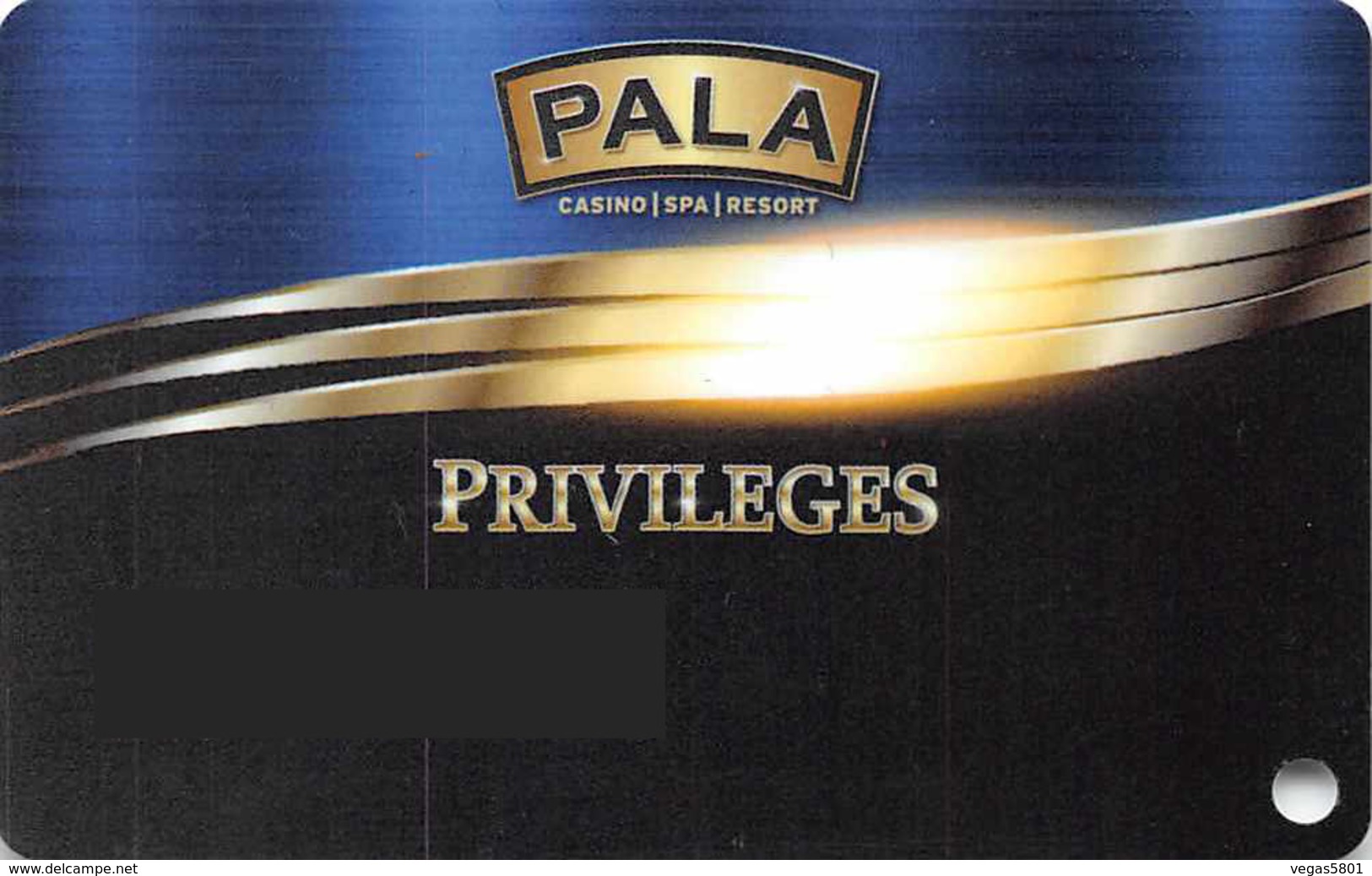 Slotcard / Casinokarte / Playerscard - PALA Casino - Pala, CA (USA) - Casinokarten