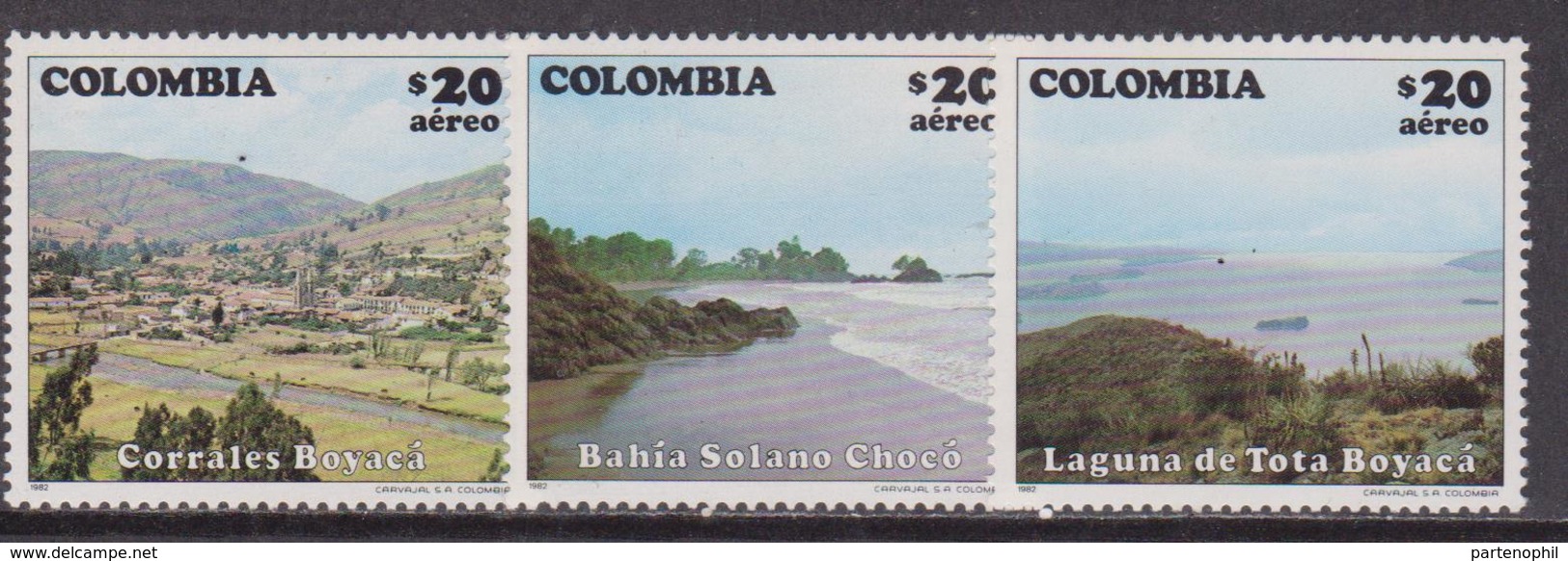 Colombia Landscape Set MNH - Colombia