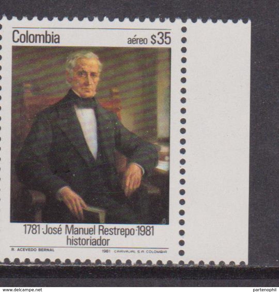 Colombia Personalità Set MNH - Colombia