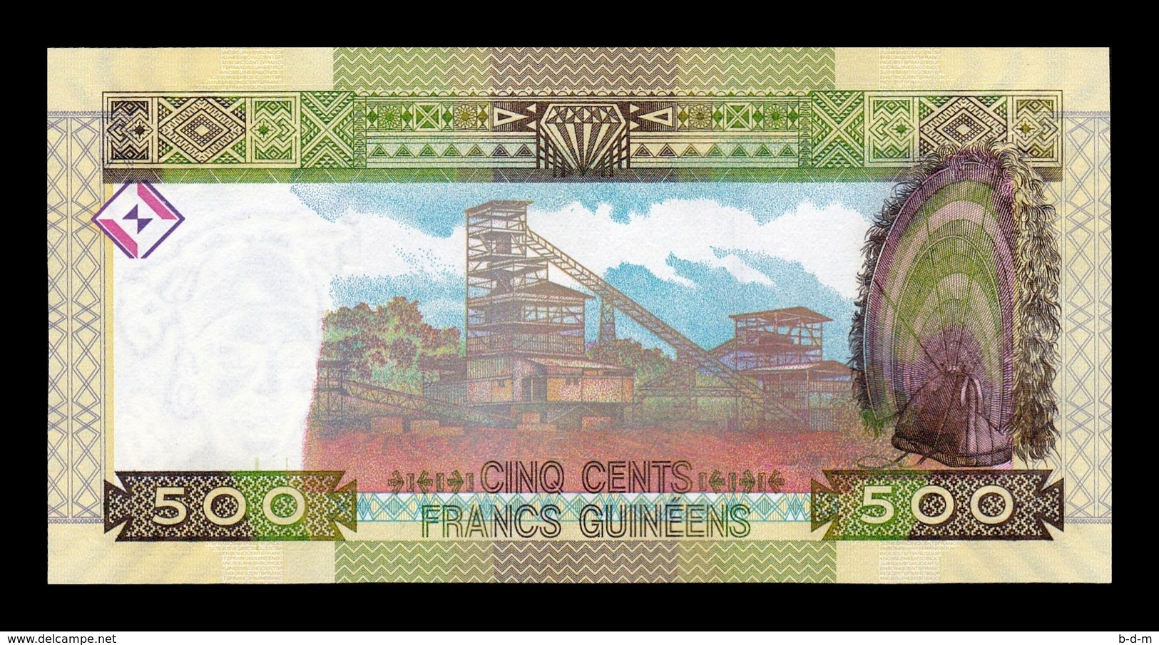 Guinea Lot Bundle 10 Banknotes 500 Francs 2015 Pick 47 SC UNC - Guinea