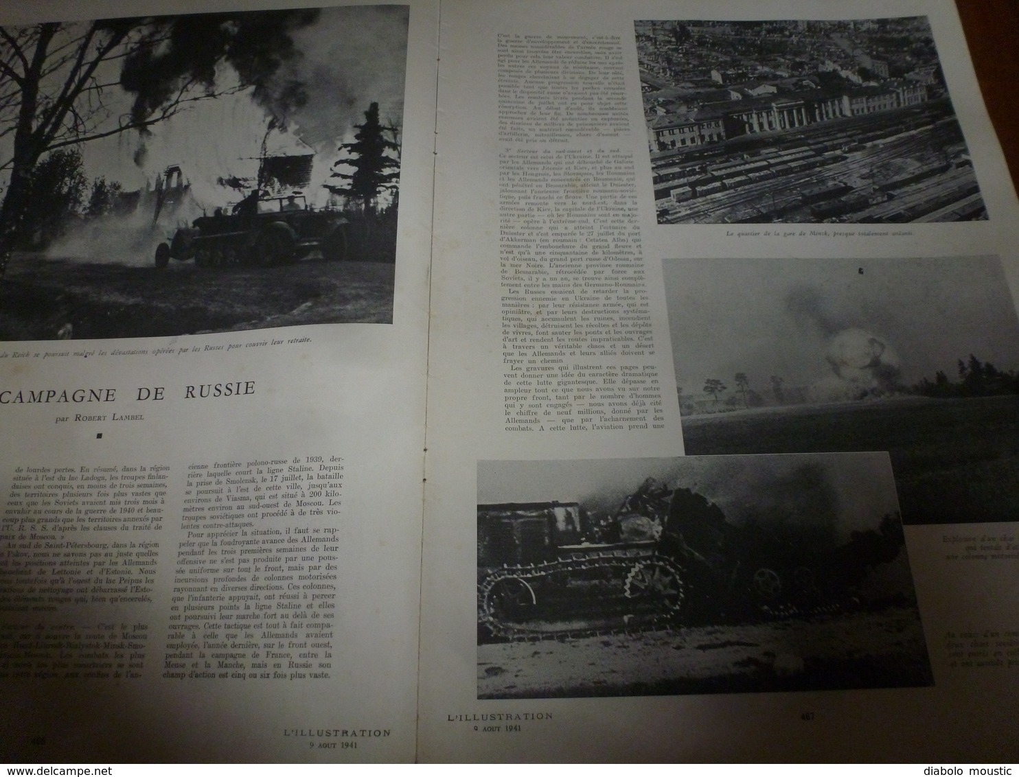 1941 L'ILLUSTRATION : Maurice Arnoux,aviateur;Pétain à Aix-en-P.;Gorey(Jersey);Jeunes Marins Au Cap Matifeu;Russie; Etc - L'Illustration