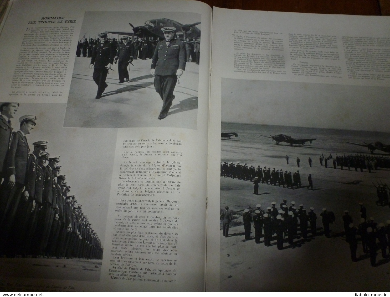 1941 L'ILLUSTRATION : Maurice Arnoux,aviateur;Pétain à Aix-en-P.;Gorey(Jersey);Jeunes marins au Cap Matifeu;Russie; etc