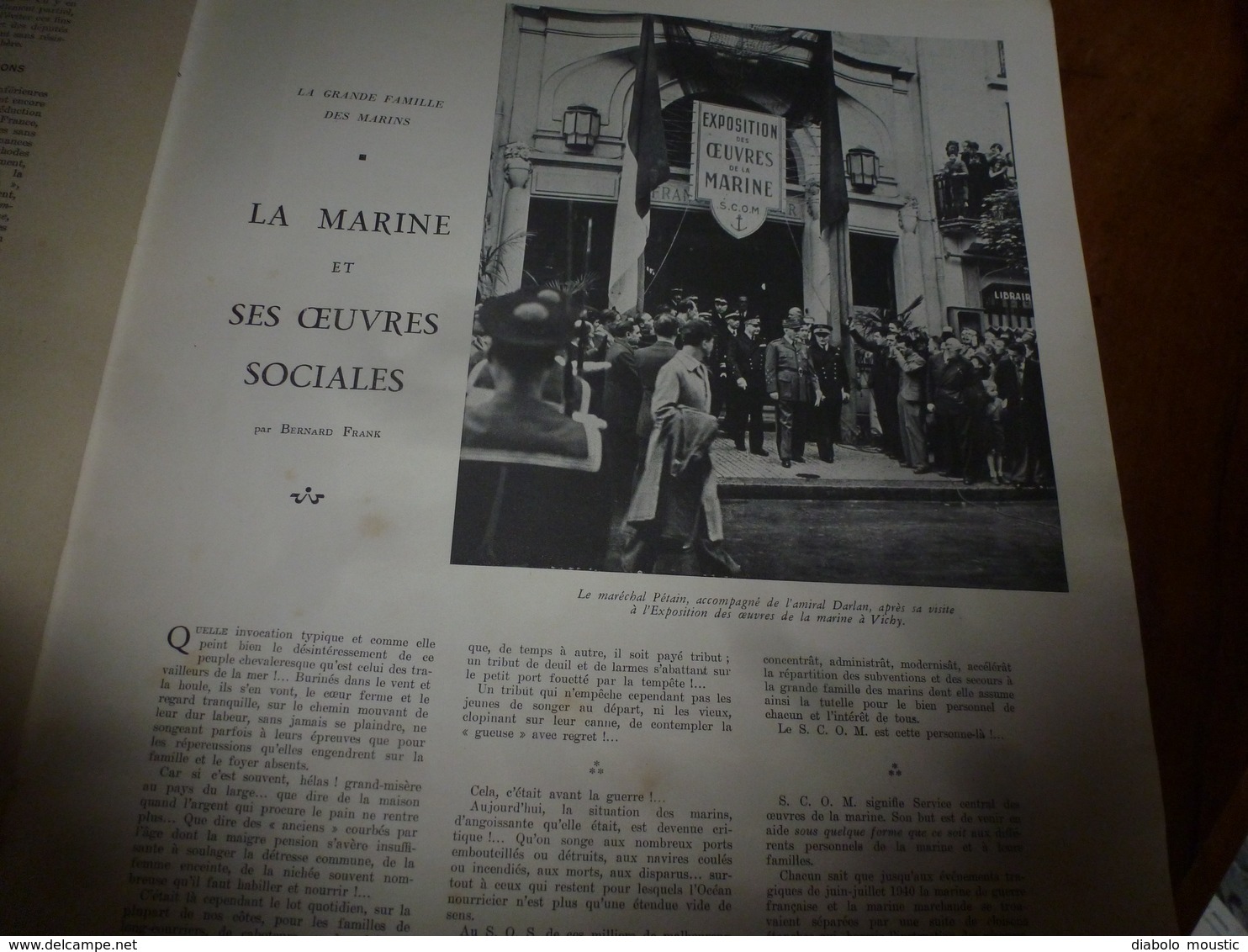 1941 L'ILLUSTRATION : Maurice Arnoux,aviateur;Pétain à Aix-en-P.;Gorey(Jersey);Jeunes marins au Cap Matifeu;Russie; etc