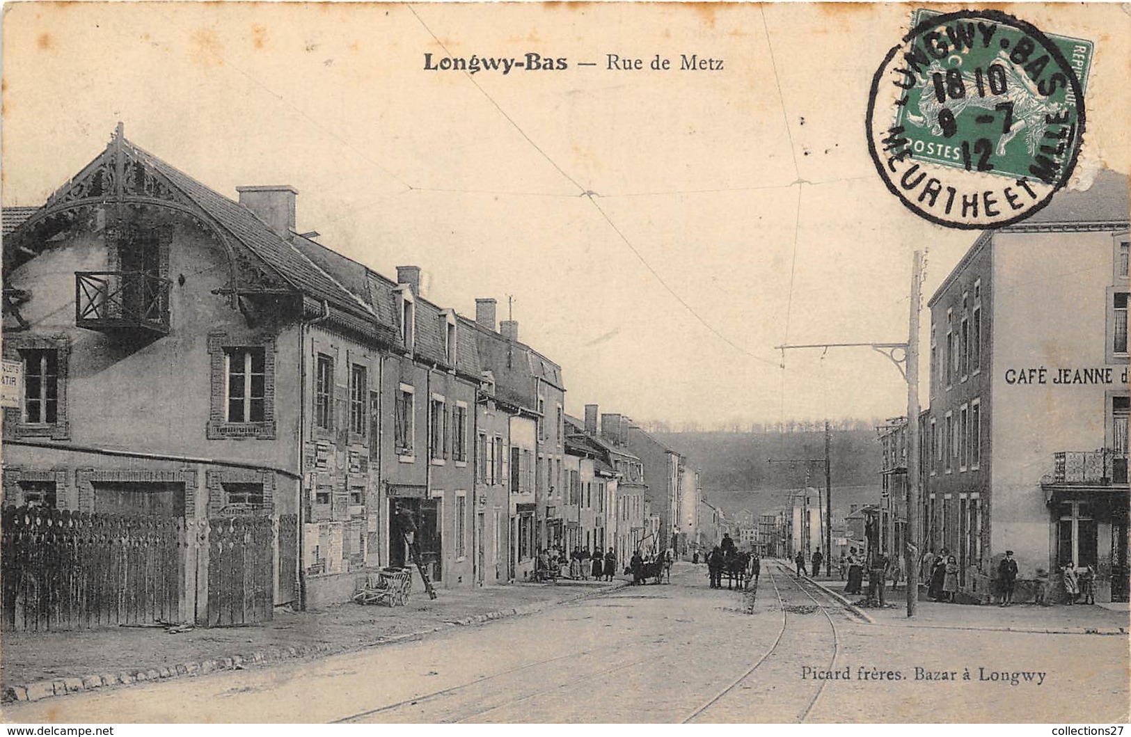 54-LONGWY-BAS- RUE DE METZ - Longwy