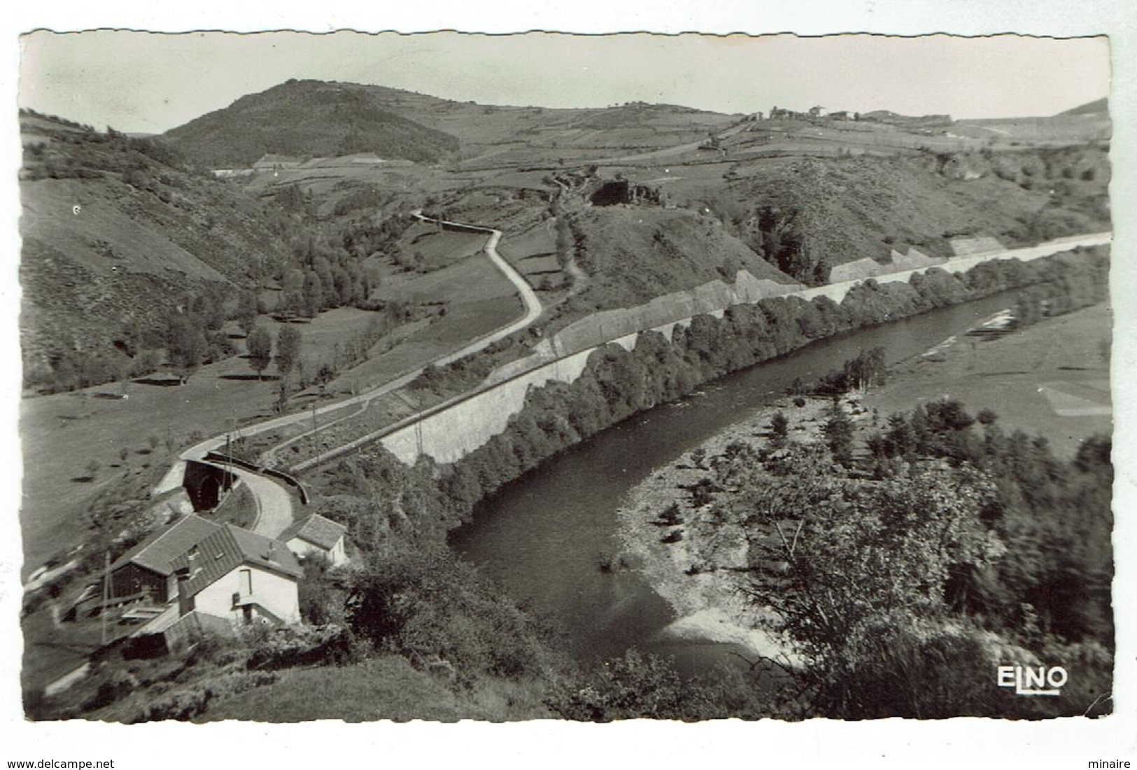 Perspective D'ALLEYRAS Près De Saugues - Ligne Paris-Nîmes Le Cévenol - Circulée 1957 - Bon état- Format 9x14 - Autres & Non Classés