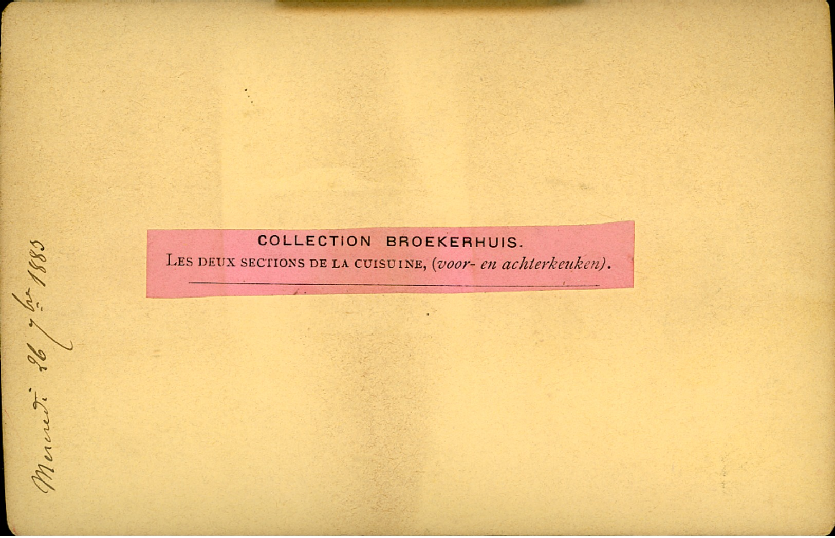 Amsterdam COLLECTION BROEKERHUIS - Oud (voor 1900)