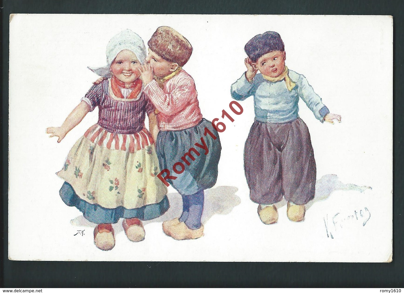 Feiertag Karl. Petits Hollandais. Jeux D'Enfants, Neige....B.K.W. I. 887-2. - Feiertag, Karl