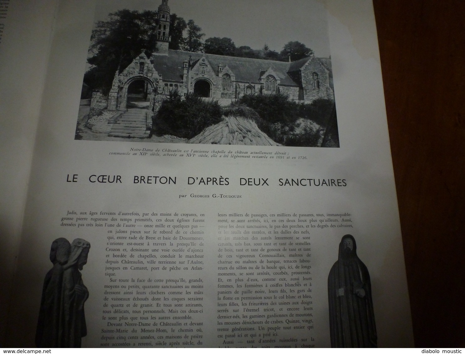 1940 L'ILLUSTRATION : Le Cœur Breton Sur Les Sanctuaires (Châteaulin, Etc) ; Drame De Mers-el-Kébir; Etc - L'Illustration