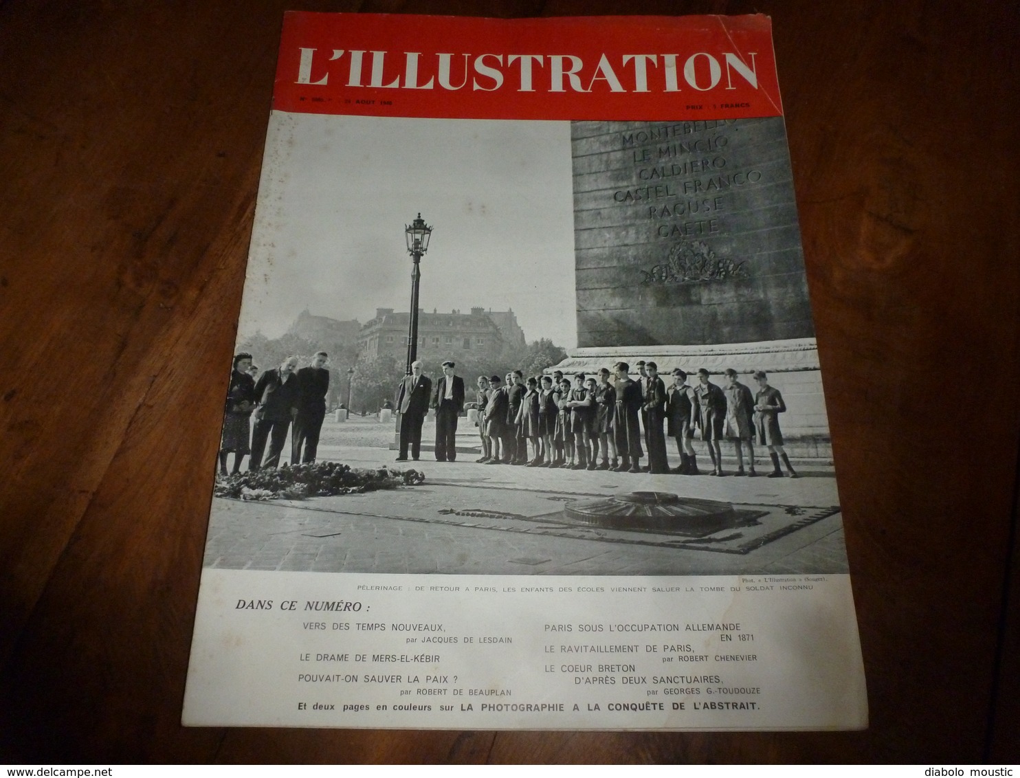 1940 L'ILLUSTRATION : Le Cœur Breton Sur Les Sanctuaires (Châteaulin, Etc) ; Drame De Mers-el-Kébir; Etc - L'Illustration