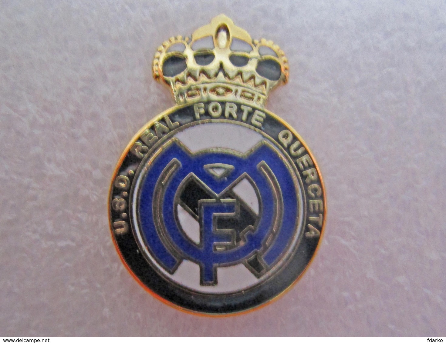 USD Real Forte Querceta Forte Dei Marmi Lucca Calcio Distintivi FootBall Soccer Pin Spilla Italy - Calcio