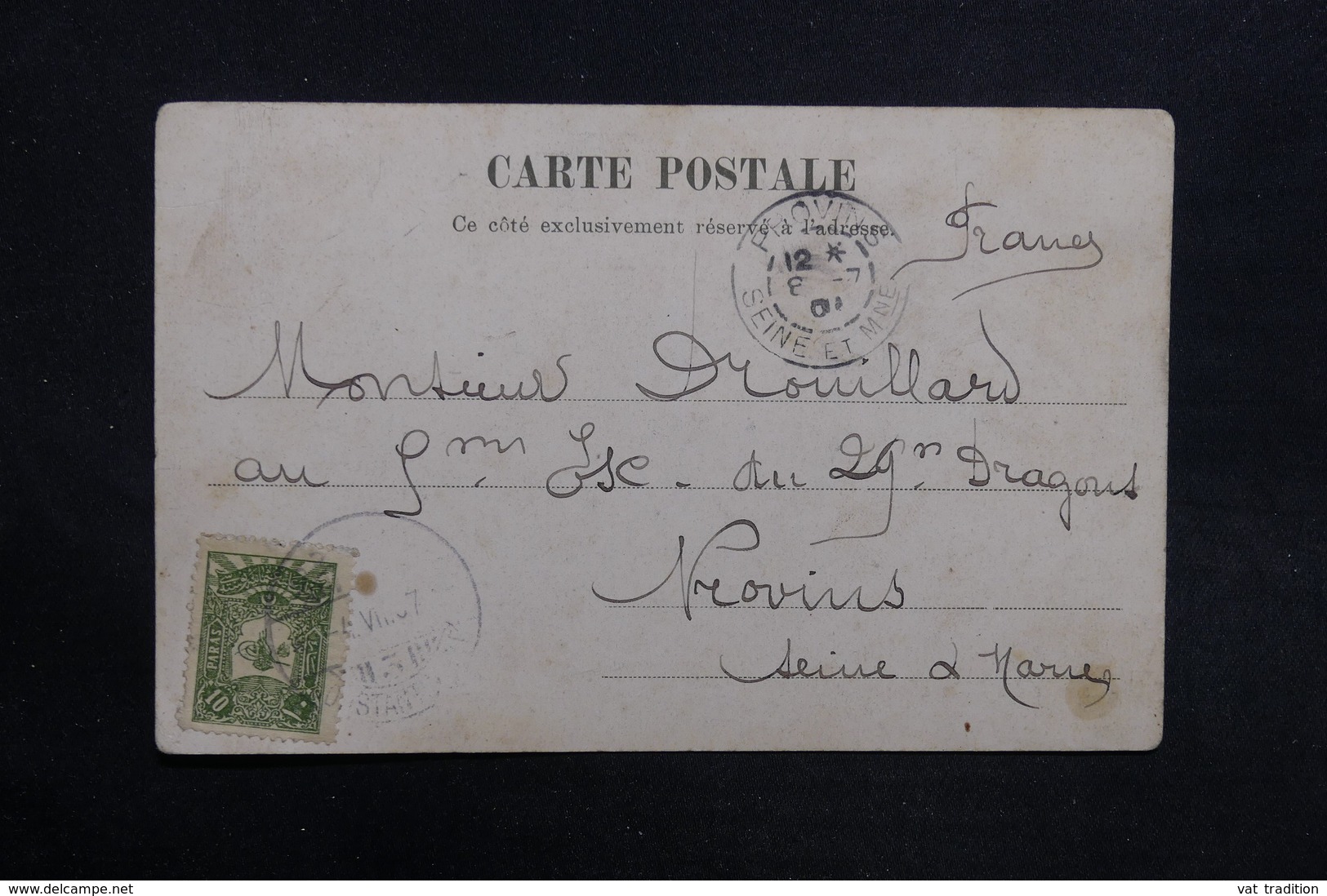 TURQUIE - Affranchissement  Plaisant Sur Carte Postale De Constantinople (exercice Des Zeibeks) Pour La France - L 31567 - Cartas & Documentos