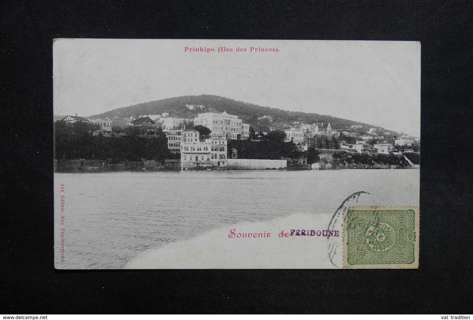 TURQUIE - Affranchissement  Plaisant Sur Carte Postale De Prinkipo Pour La France En 1900 - L 31569 - Cartas & Documentos