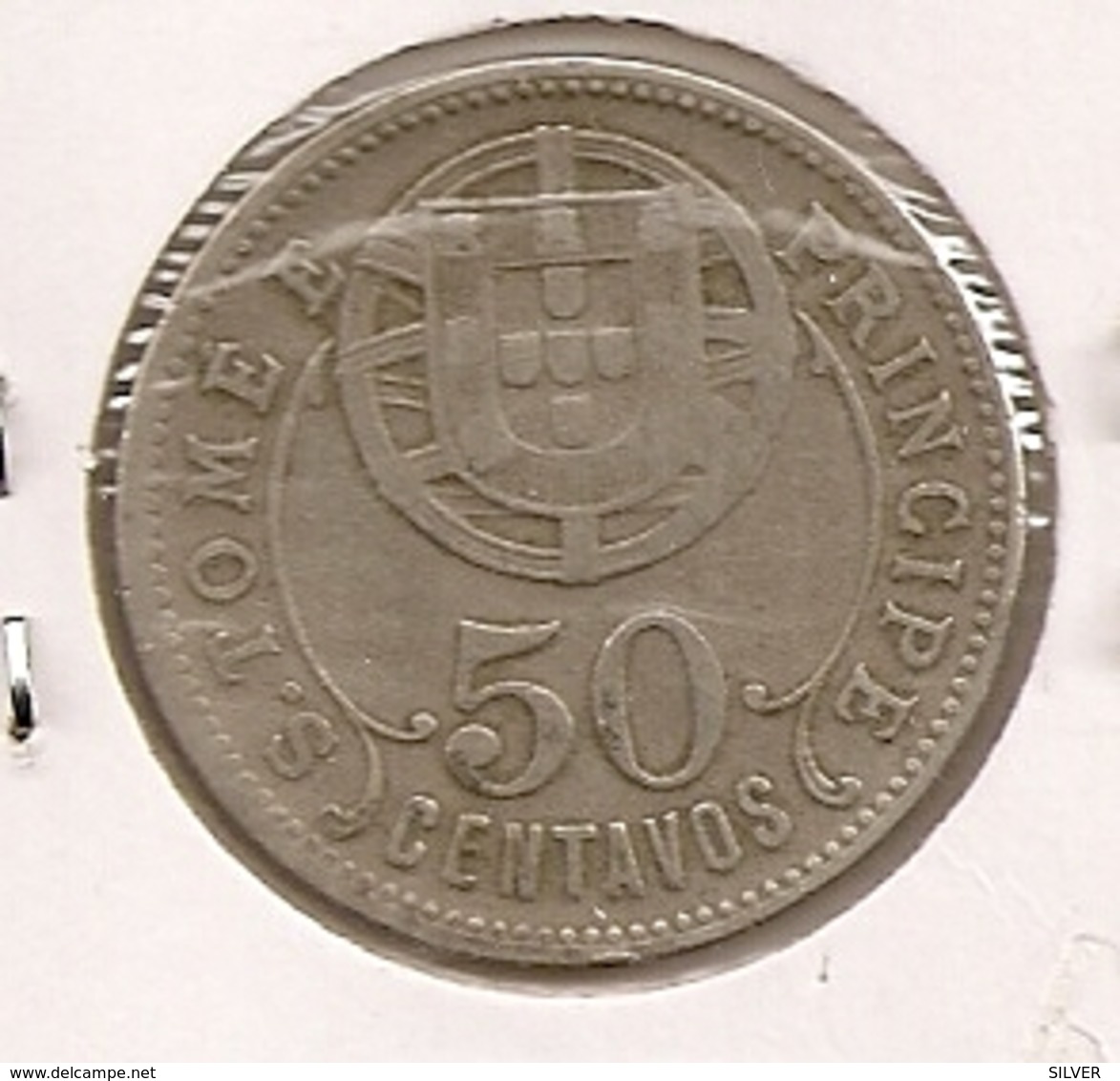 SAO TOME PRINCIPE SAINT THOMAS AND PRINCE $50 CENTAVOS 1929 - Sao Tome And Principe