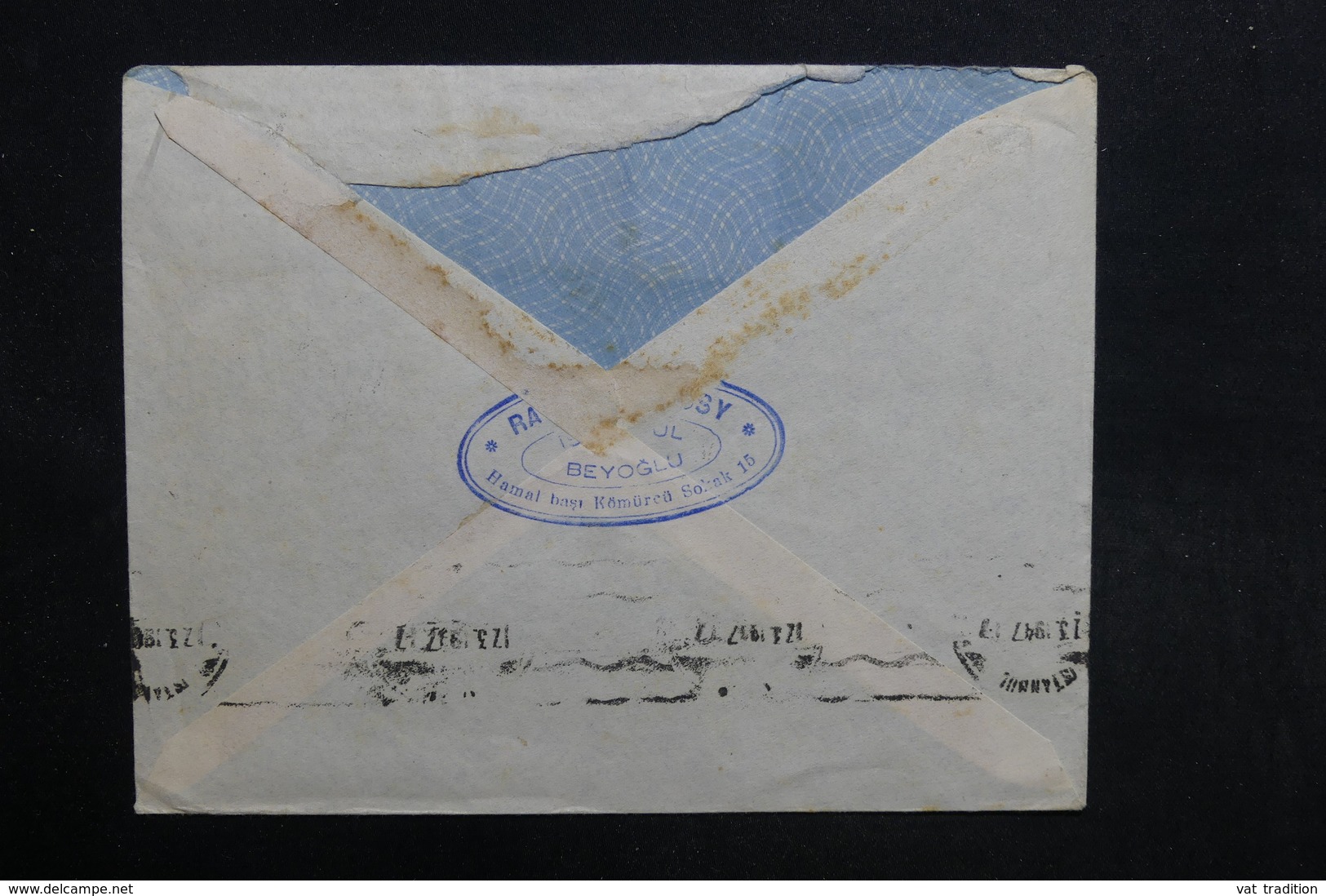 TURQUIE - Enveloppe De Istanbul  Pour La France En 1947 -  L 31591 - Cartas & Documentos