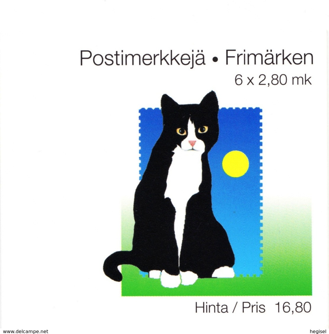 1995, Suomi, Markenheftchen - Katzen - Hauskatzen