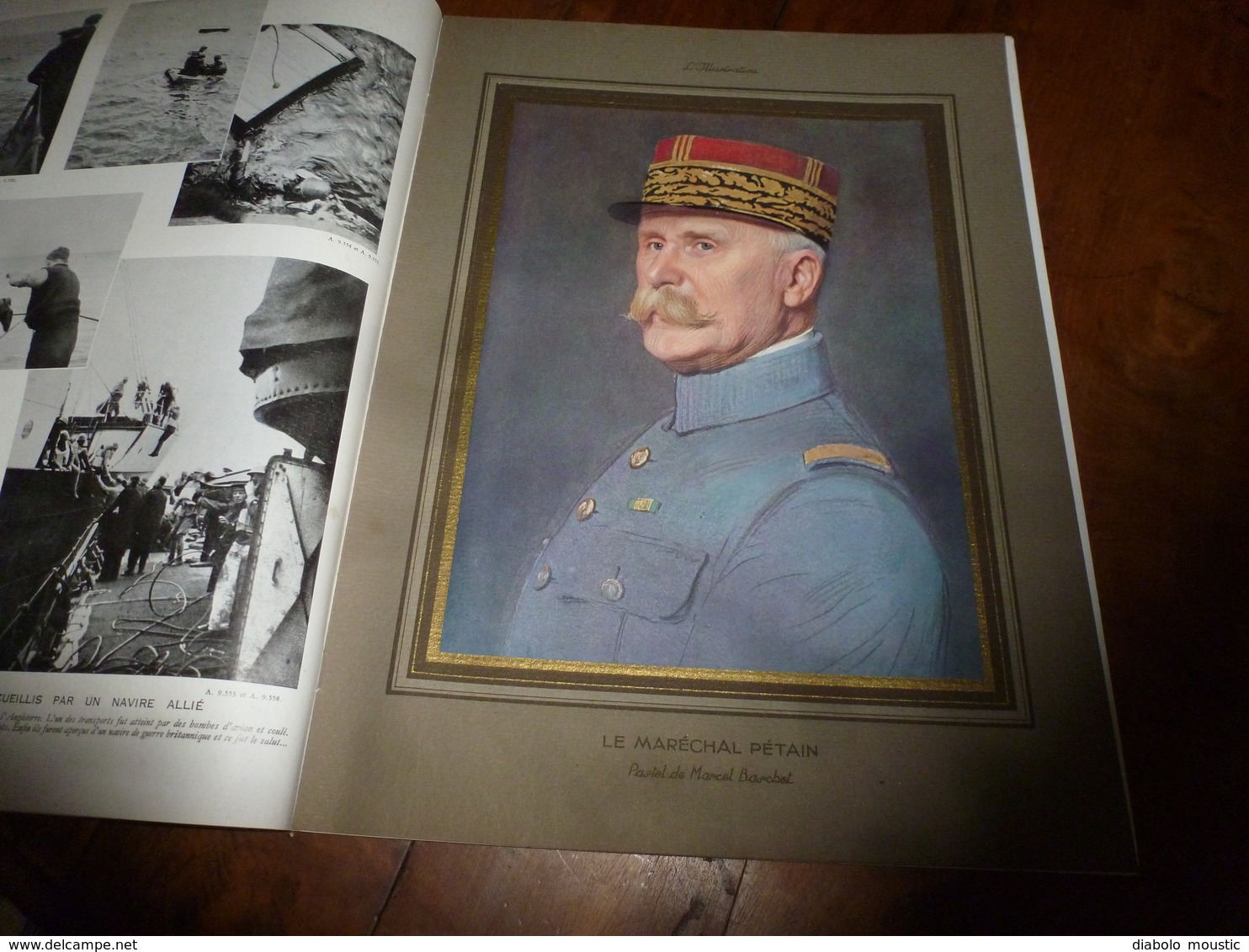 1940 L'ILLUSTRATION :Portrait Maréchal Pétain;Navire US "President Roosevelt";Armée De Bulgarie;Chars Contre Avions; Etc - L'Illustration